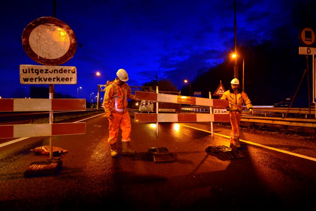 Start werkzaamheden Velsertunnel. FOTO XTNT