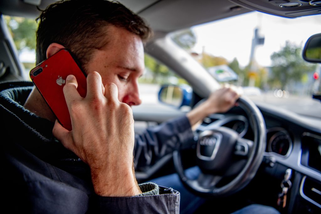 Actie België telefoon verkeer