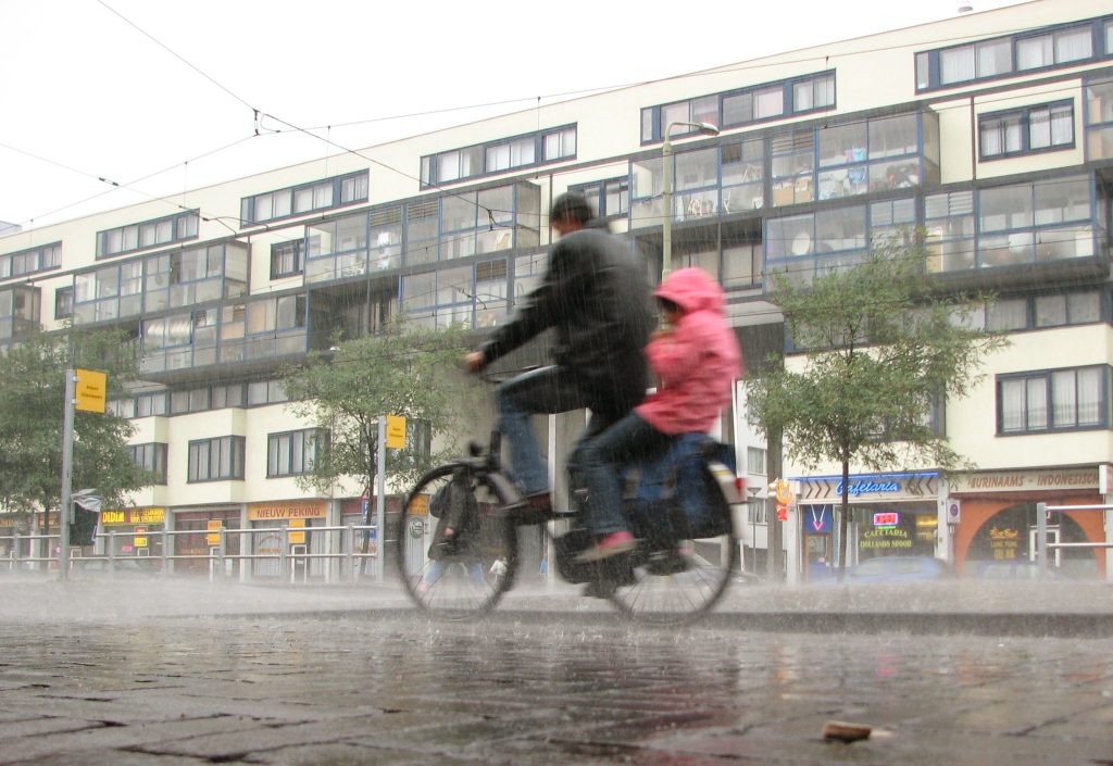 Fietsen regen onderzoek