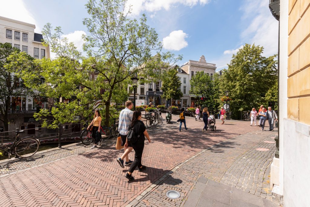 Voetgangers in Utrecht