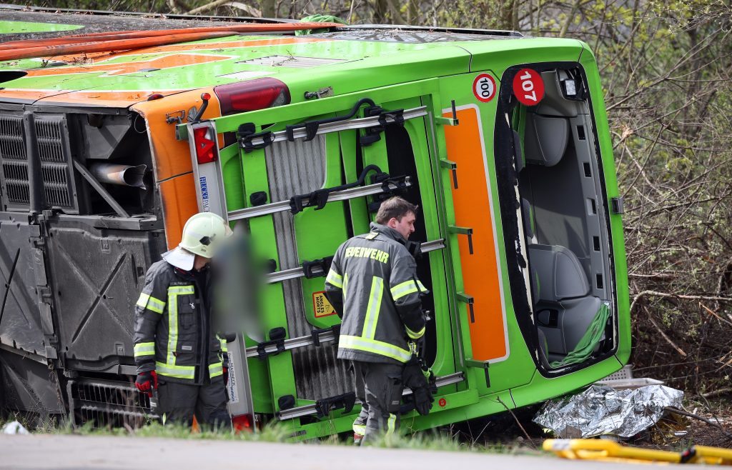 Ongeluk met FlixBus in Duitsland