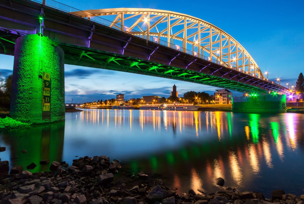 Beeld: de John Frost-brug in Arnhem