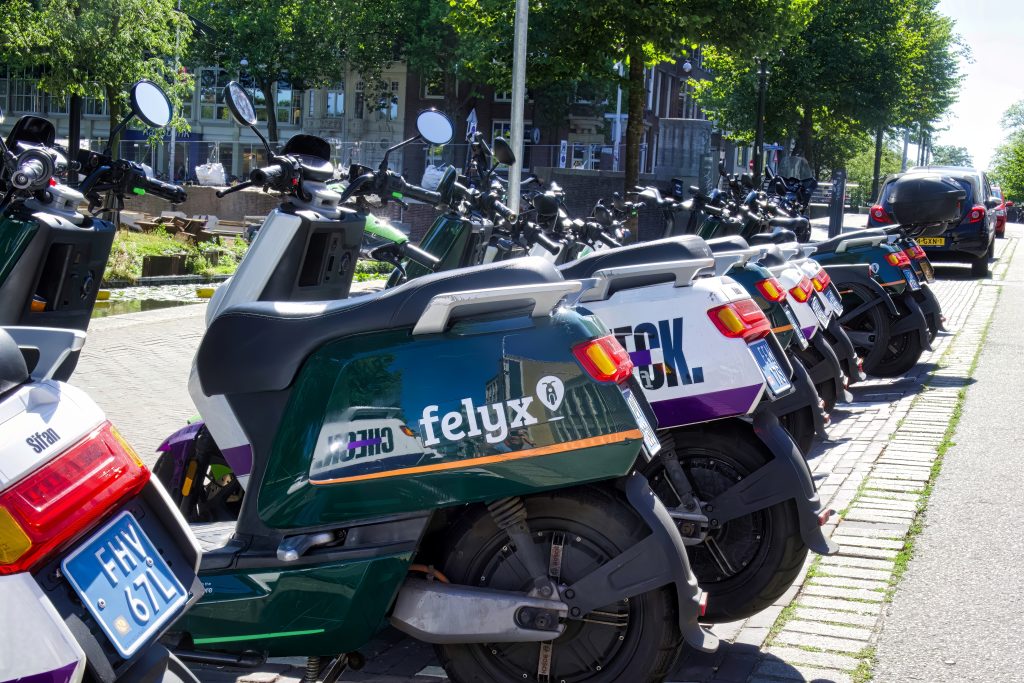 Foto: deelscooters Den Haag.