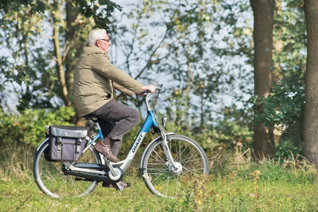 Foto: man op e-bike