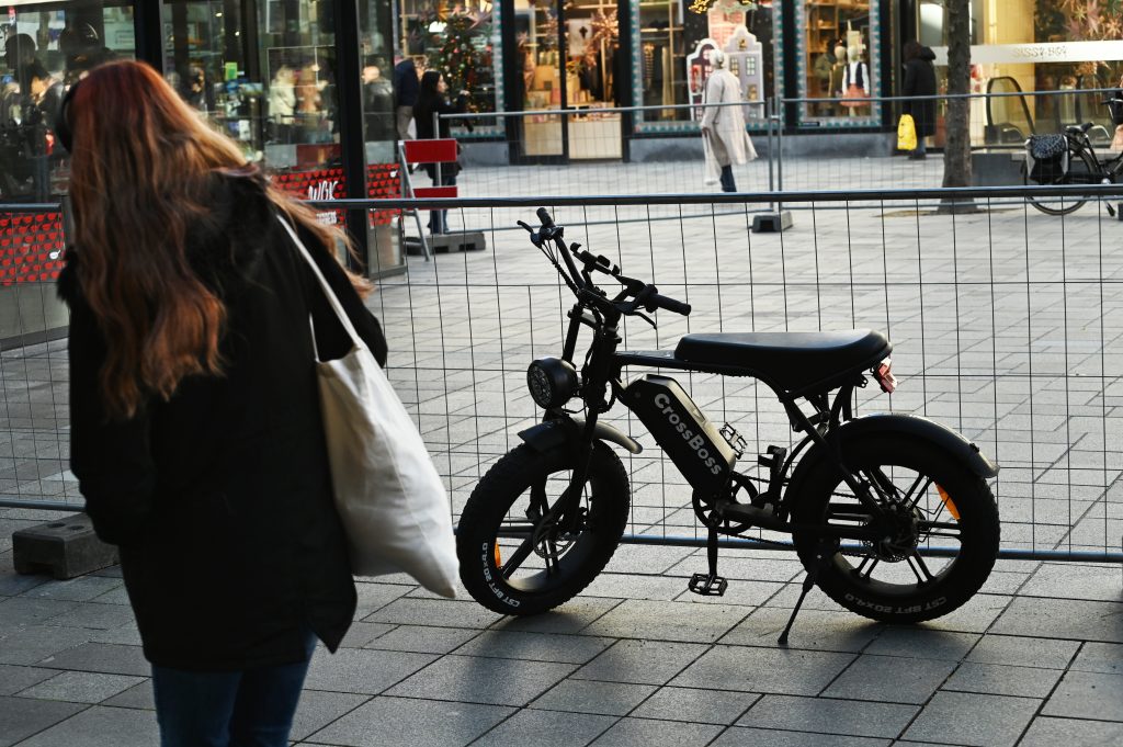 Foto: een fatbike van La Souris in Rotterdam