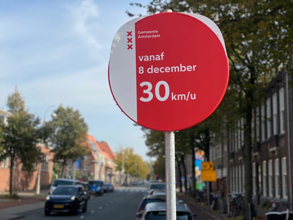 verkeersbord Amsterdam